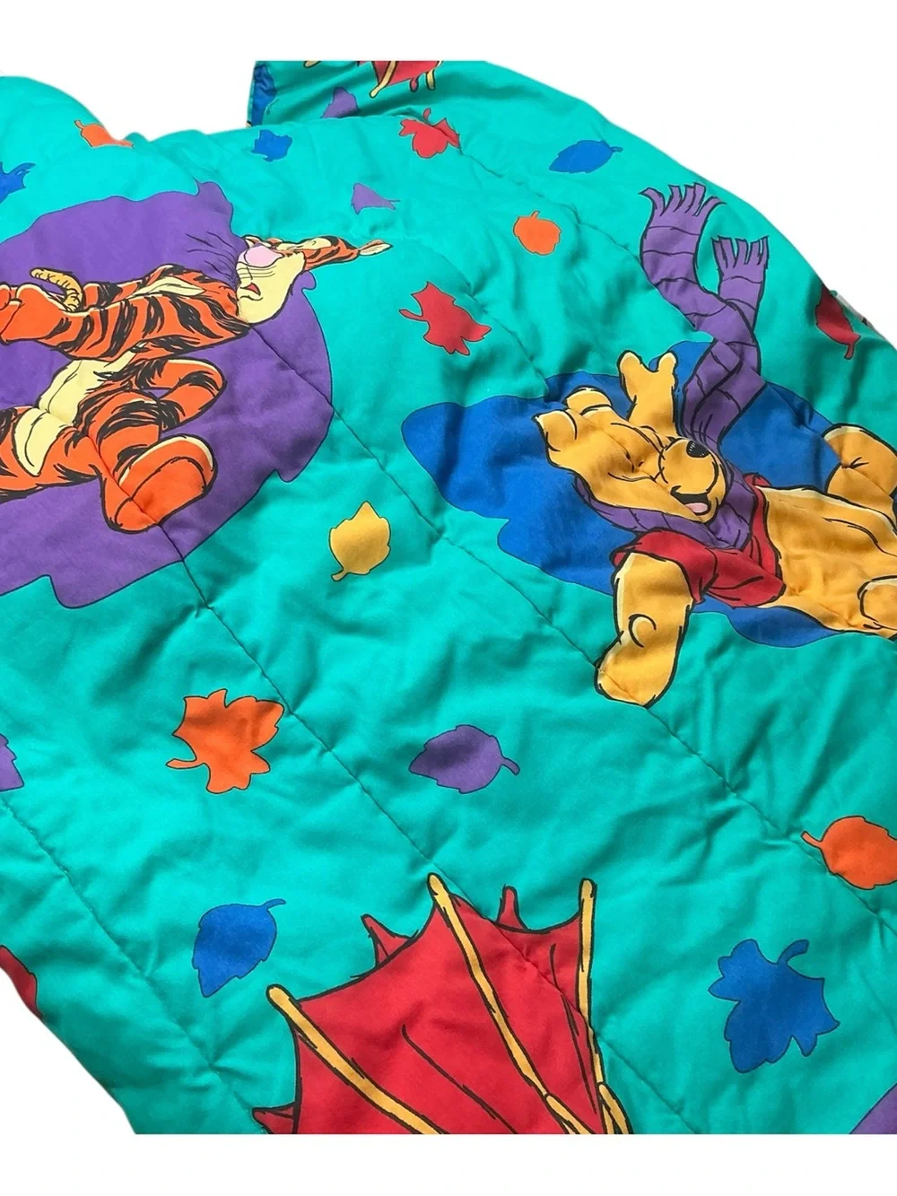 Vintage Disney Winnie the Pooh tigger reversible comforter 60 x 80